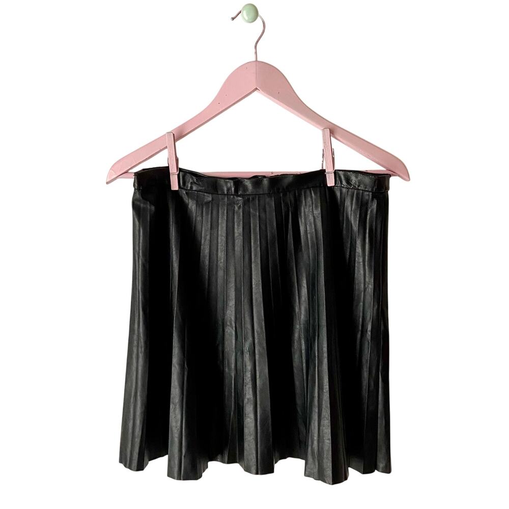 J. Crew Faux Leather Skirt